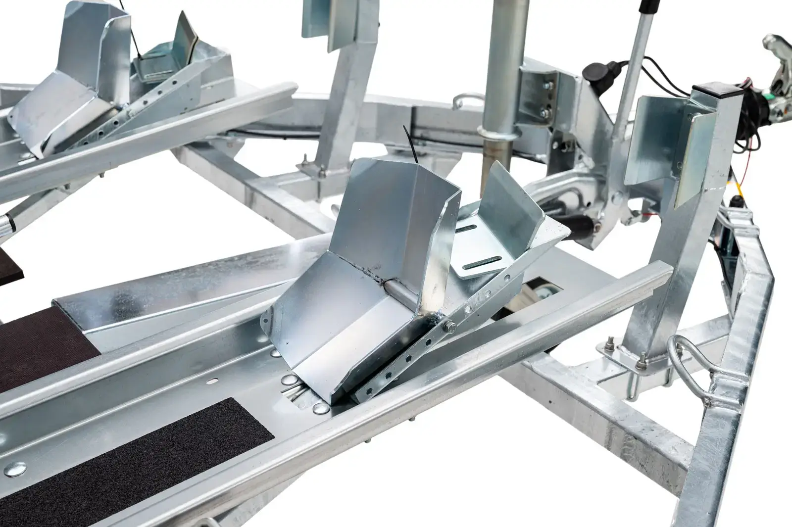 Remorque porte moto Debon Trailers vue arrière Remorque porte moto Debon Trailers vue arrière