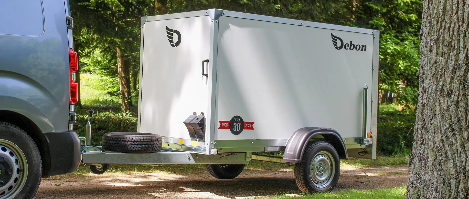 Remorque plateau parc et jardin Debon trailers