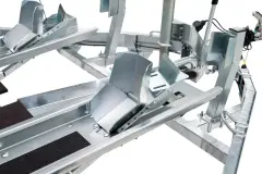 Remorque porte moto Debon Trailers vue arrière